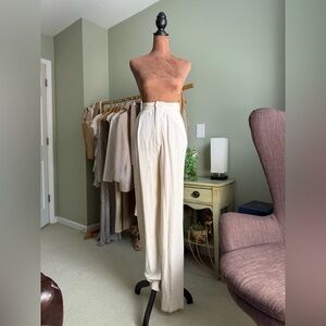 Stradivarius Cream Trousers
